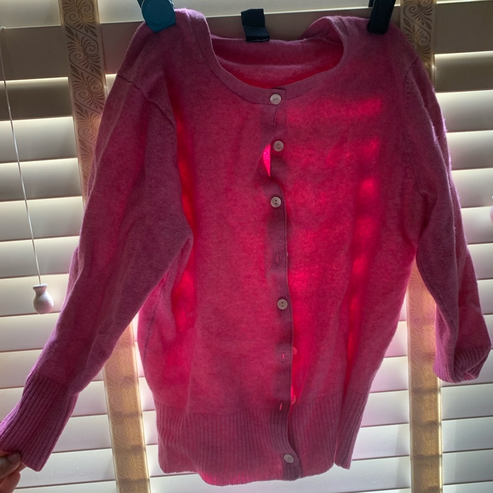 Pink cotton sweater